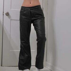 Vintage 100% REAL leather pants!!